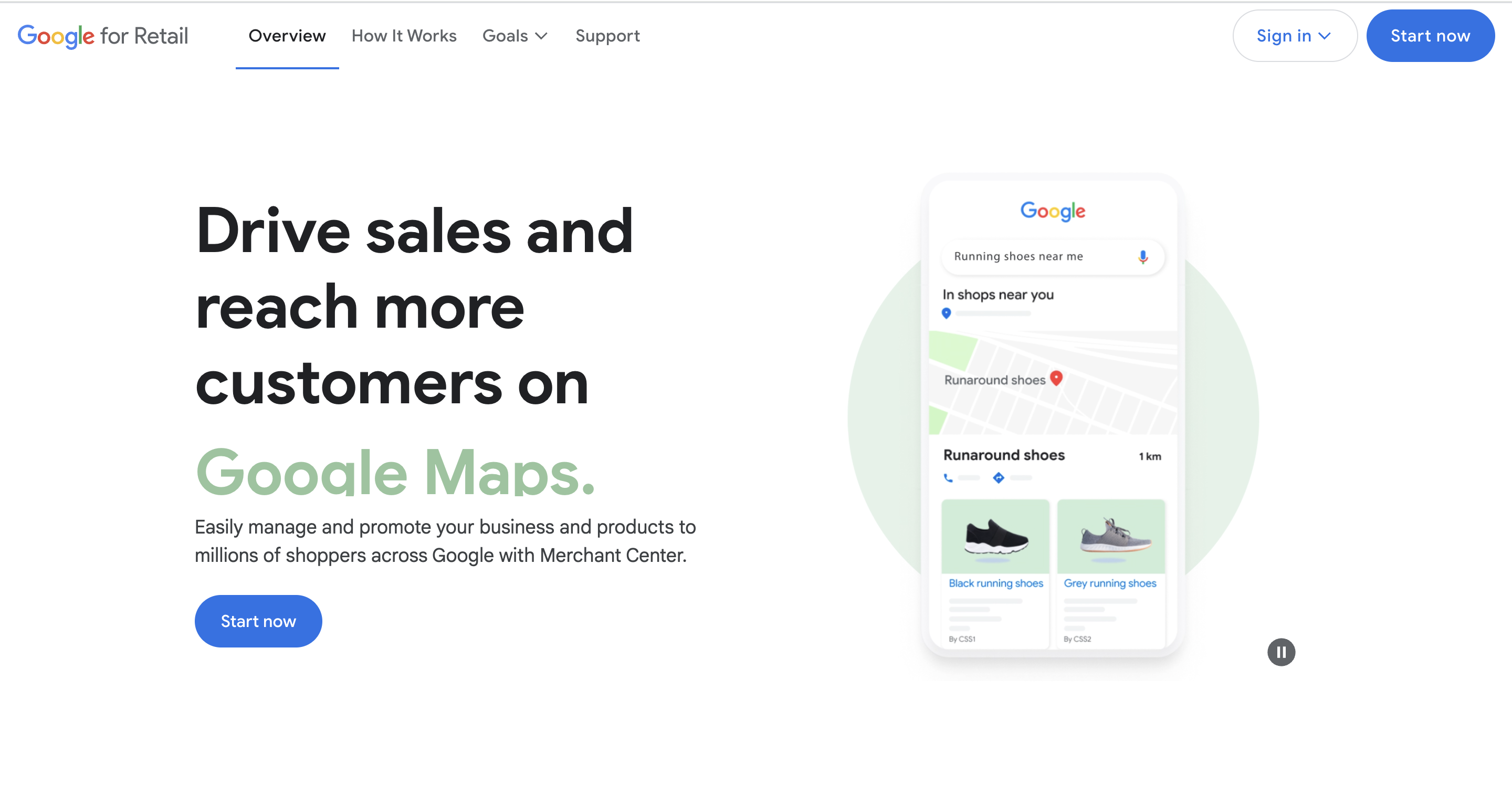 Screenshot of Google merchant center the second step in the Google Shopping Course for beginners
