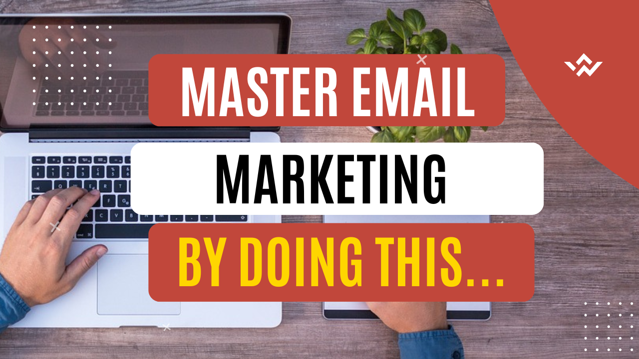 An image of a computer with the overlay text that says 'Where To Learn Email Marketing For Free'